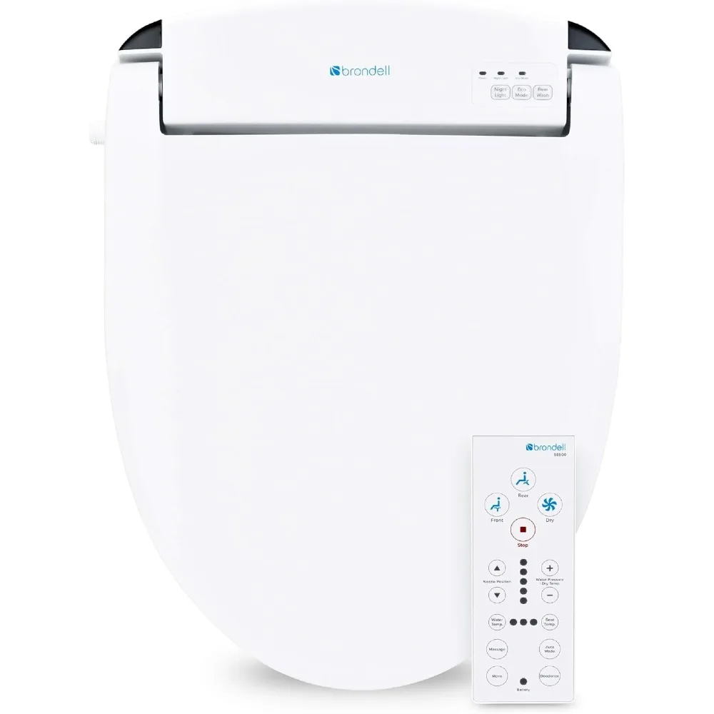 

Сиденье для унитаза Swash SE600, подходит для круглых унитазов, белое – осциллирующая насадка из нержавеющей стали, сушилка для теплого воздуха, смешная ночная лампа