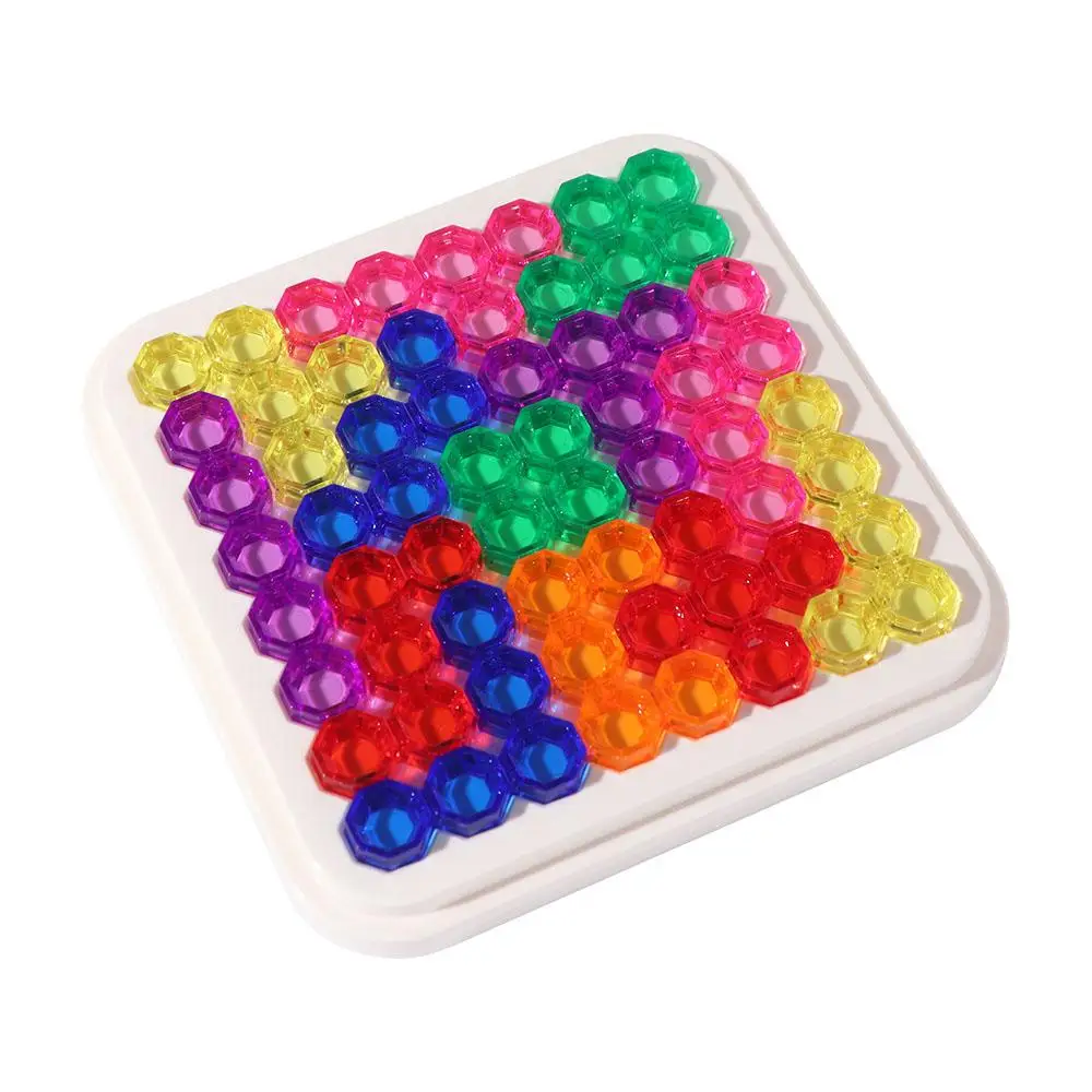 

Plastics Blocks Sudoku Board Game Geometric 40 Challenges Slide Puzzle Board Game Shape Analysis IQ