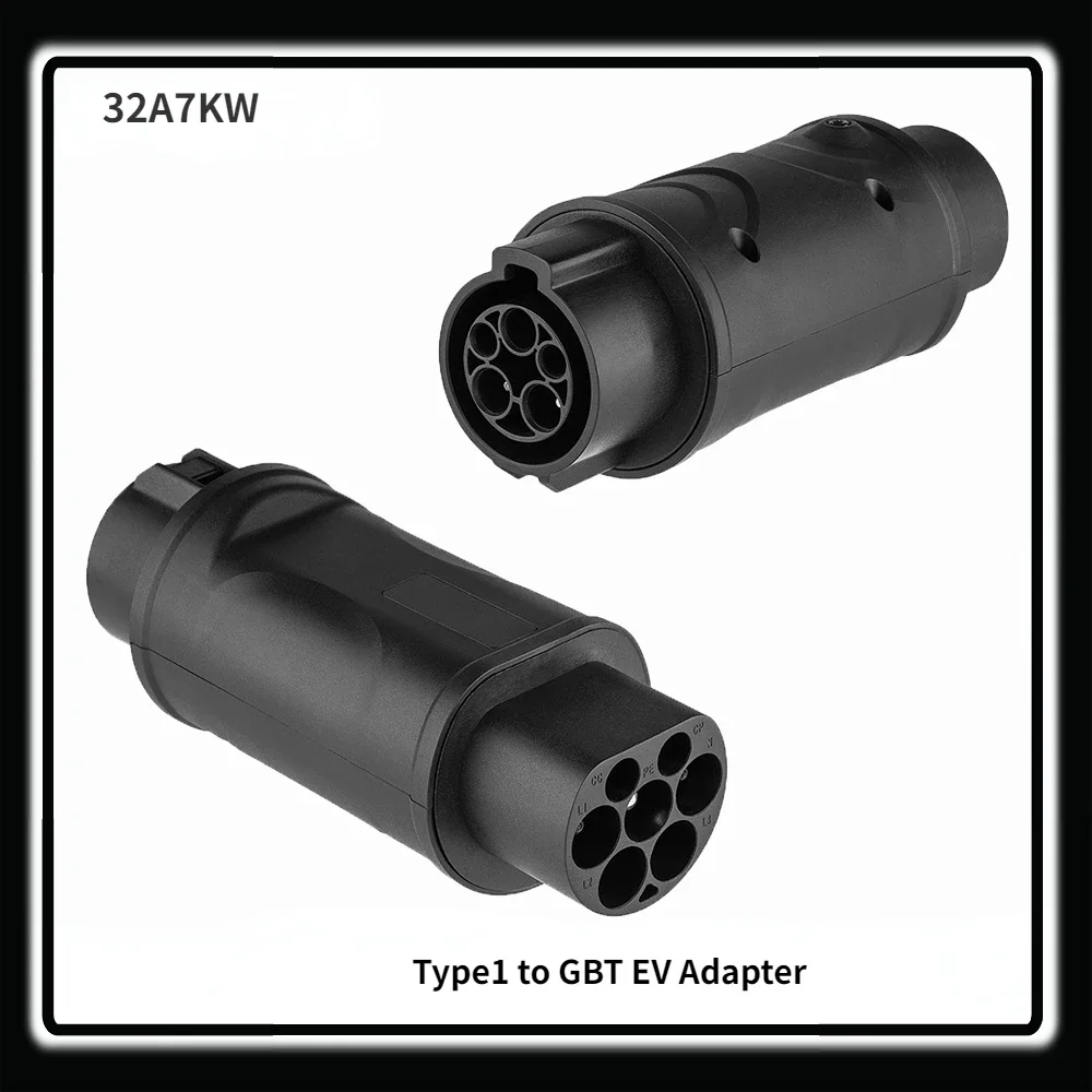 

Adapter 32A 1P / This Adapter Use to Charge GB/T Electric Car charger On J1772 Type 1 EV Chargers