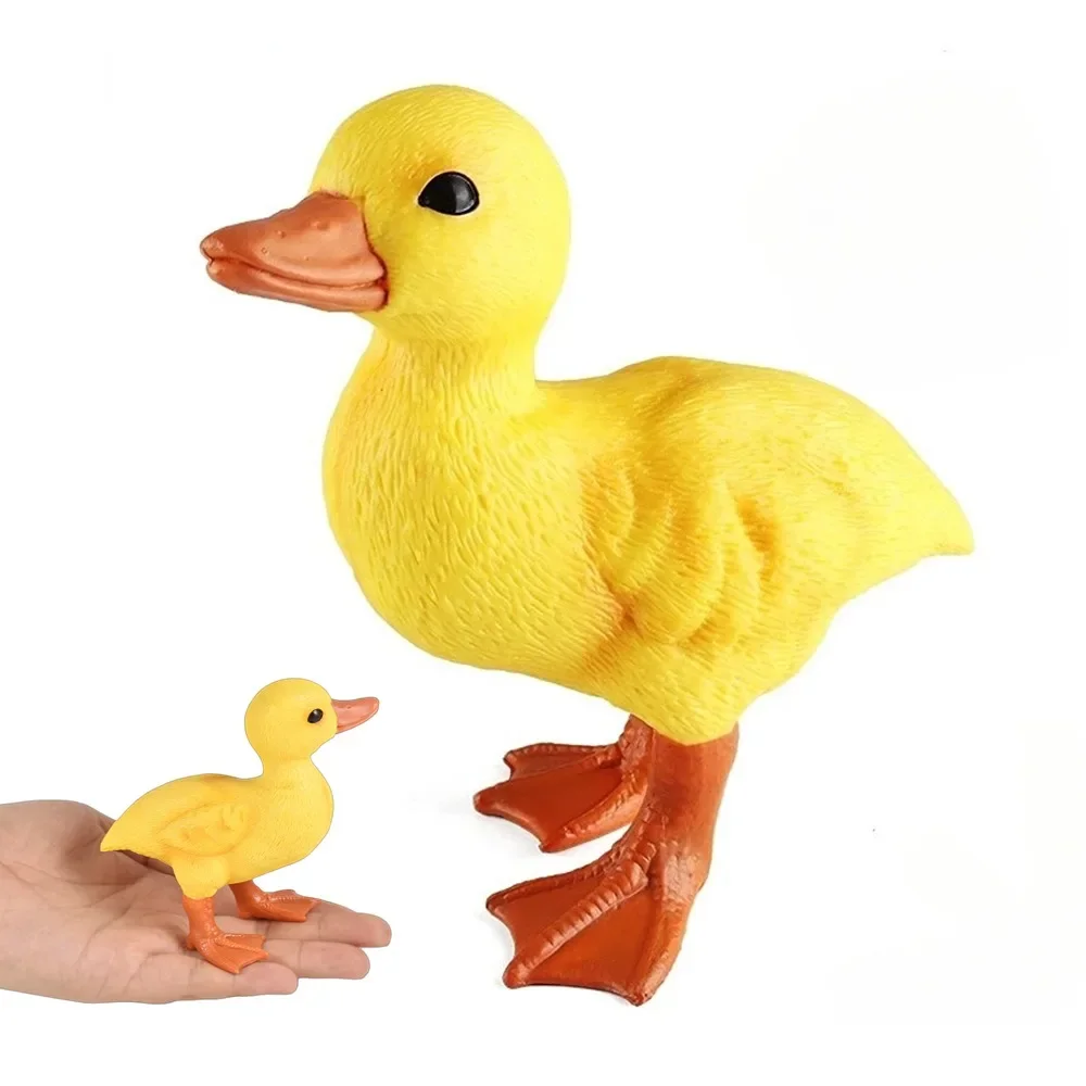 

Yellow Ducks Realistic Farm Animal Figurines Creative Desktop Ornaments Decoration Home Decor Miniature Garden Decoration