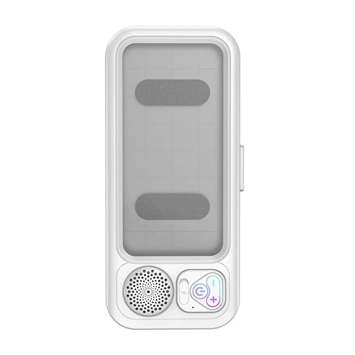 【N93R！】Waterproof Shower Phone Case with Bluetooth Speaker, Suction Cup Mount for Bathroom Shower Music & Handsfree Use