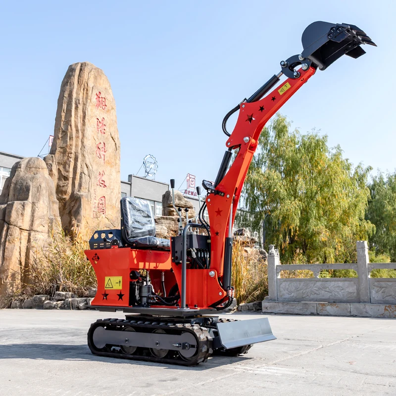 mini excavator small digge micro bagger pelle 800 kg hydraulic excavators for sale 0.8 ton