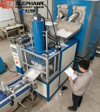 Cube Make Pellet Hot Sale Professional Pelletizer Portable Co2 Generator Dry Ice Block Press Maker 3mm Machine