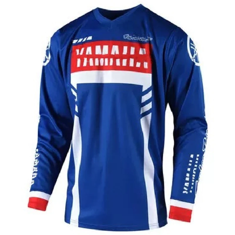 

New F1 Team Racing Motorcycle T-shirt For Yamaha Long Sleeve Mountain Downhill Bike Clothes DH MTB Offroad Motocross BMX Jerseys