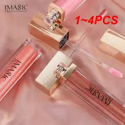 1~4PCS Long-lasting Lip Glaze Glossy Hydrating Lip Color Lip Gloss Popular Hot-selling Imagic Lipstick Smooth