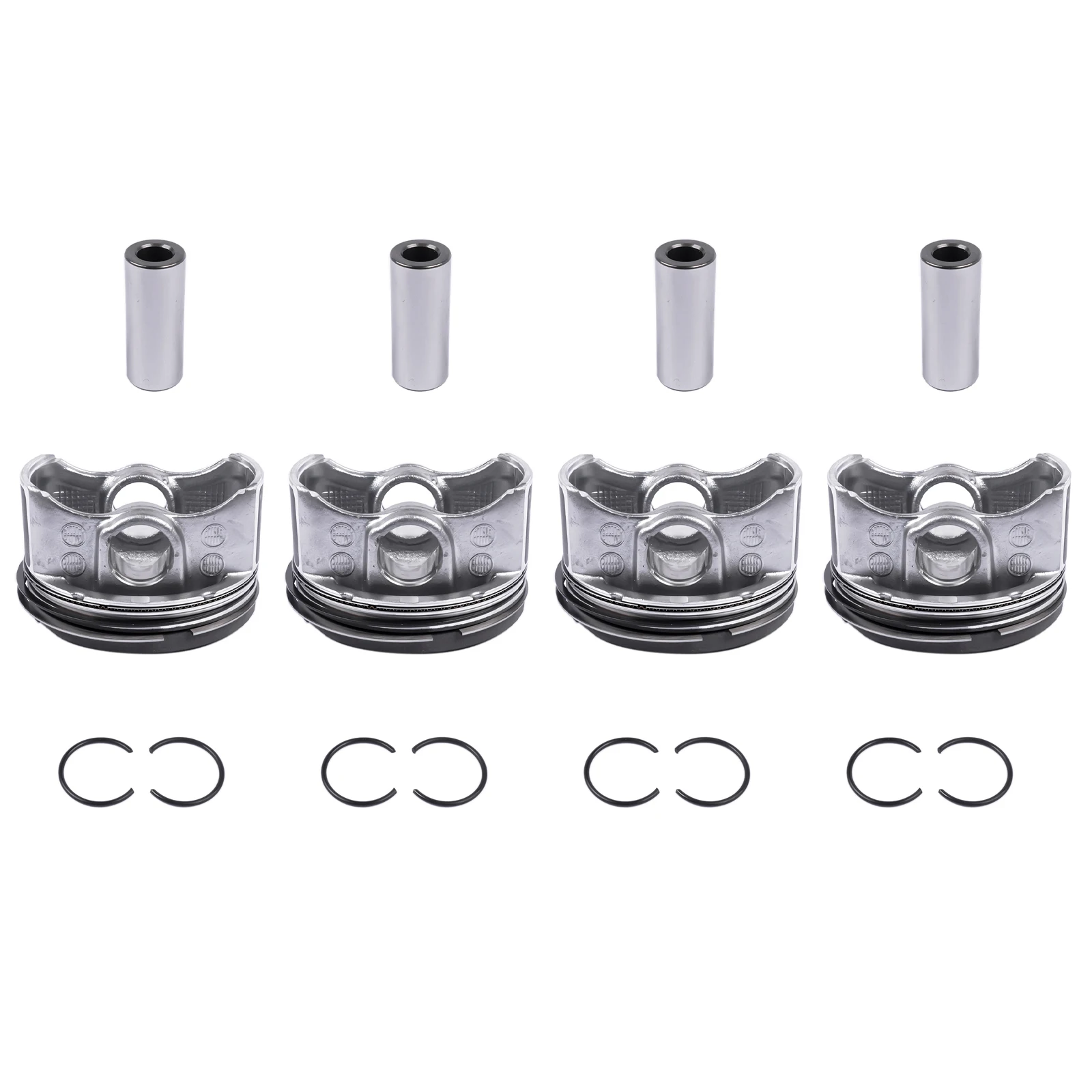 

AP01 2ZRFXE 4Pcs Piston Kit for Lexus CT200h Toyota Corolla Prius 1.8L L4 1310137071 13101-37071