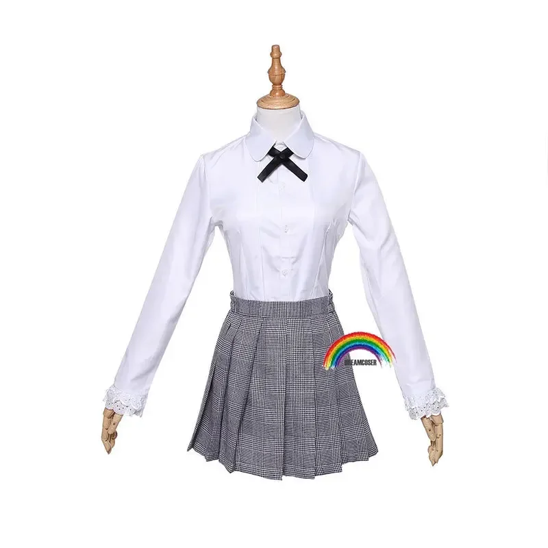 Kostum Cosplay Anime Kakegurui jaami Yumeko, kostum seragam sekolah SMA Jepang, pakaian wanita wig MN3