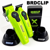 BRDCLIP X Series Set Professional Electric Hair Clipper Trimmer Shaver Gradient Salon Hair Styling Tool DLC Coated Fade Blade