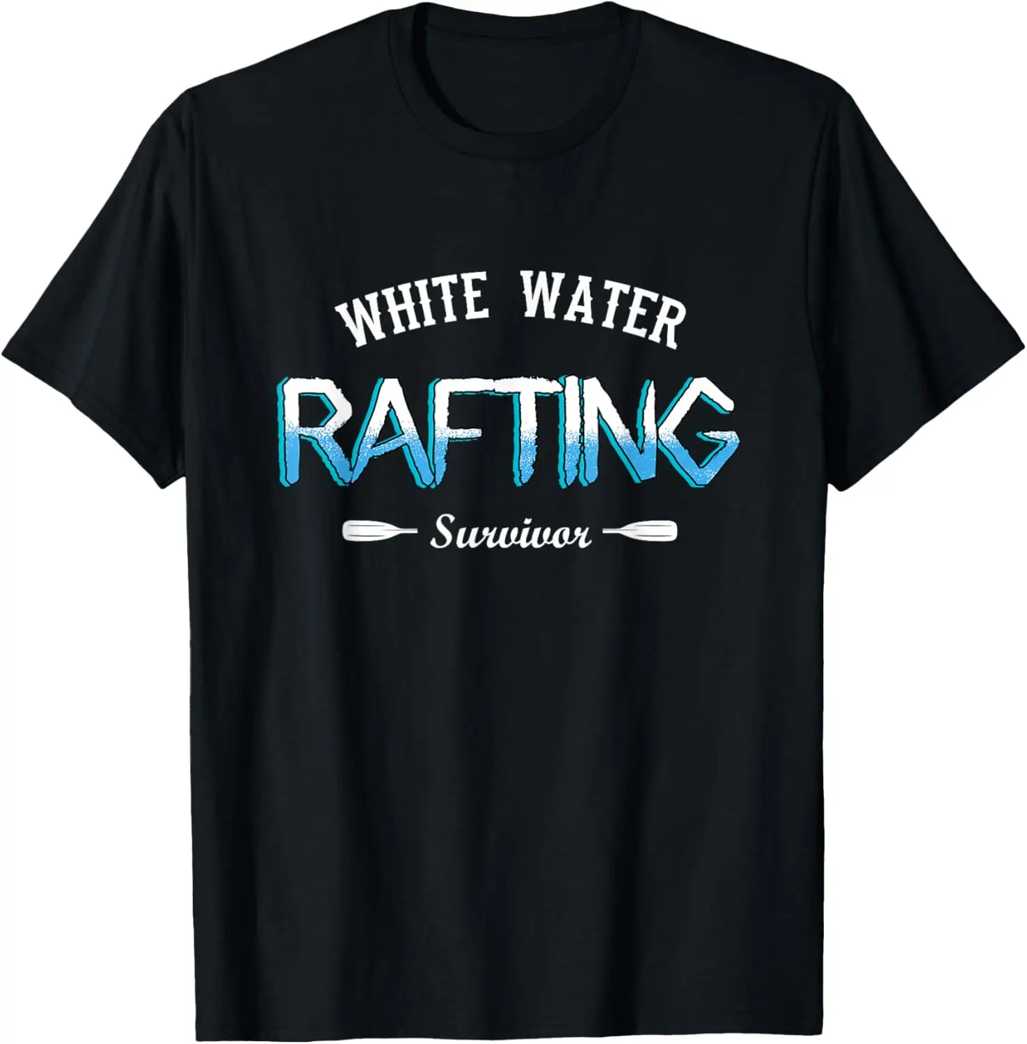 

Whitewater Rafting Survivor Rafter River Outdoor Paddle Boat T-Shirt