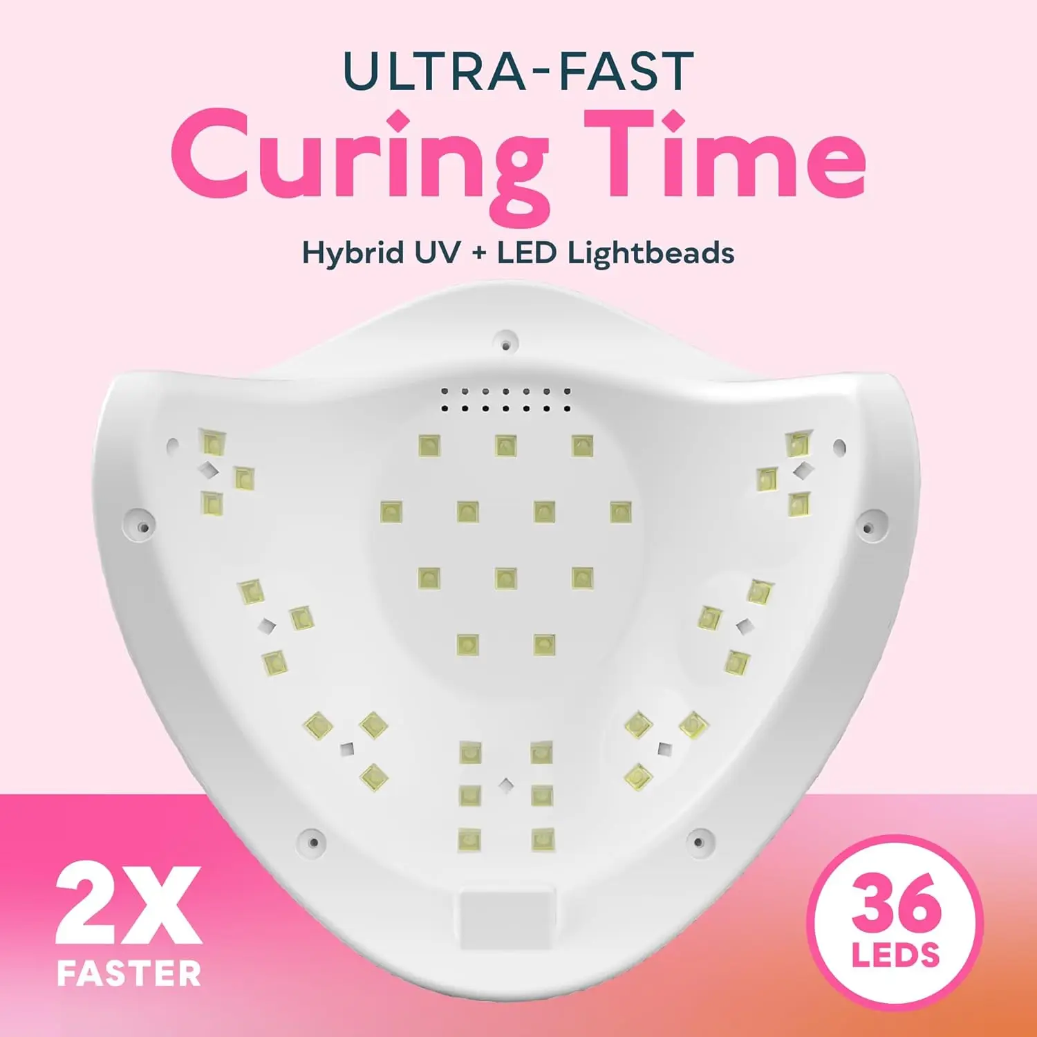 Professionele UV LED-nagellamp met sensor en timers voor het drogen van gellak in manicure en pedicure