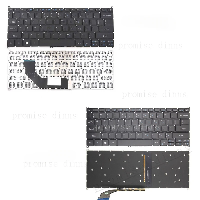 M  New for Acer SF314-52G N17P3 S5-371 VX15 SF514-51 N16C4 Keyboard US BACKLIT