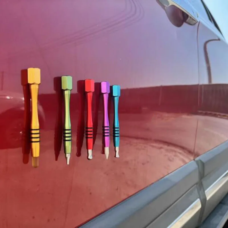 

PEI tip and hammer car dent repair tool with aluminum alloy magnetic pen, peep tip, stainless steel tip