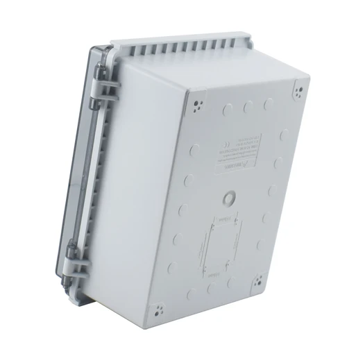 Imagen 2 del producto Caja de plástico ABS para distribución de energía al aire libre, cubierta transparente a prueba de agua IP67, estuche para instrumentos electrónicos