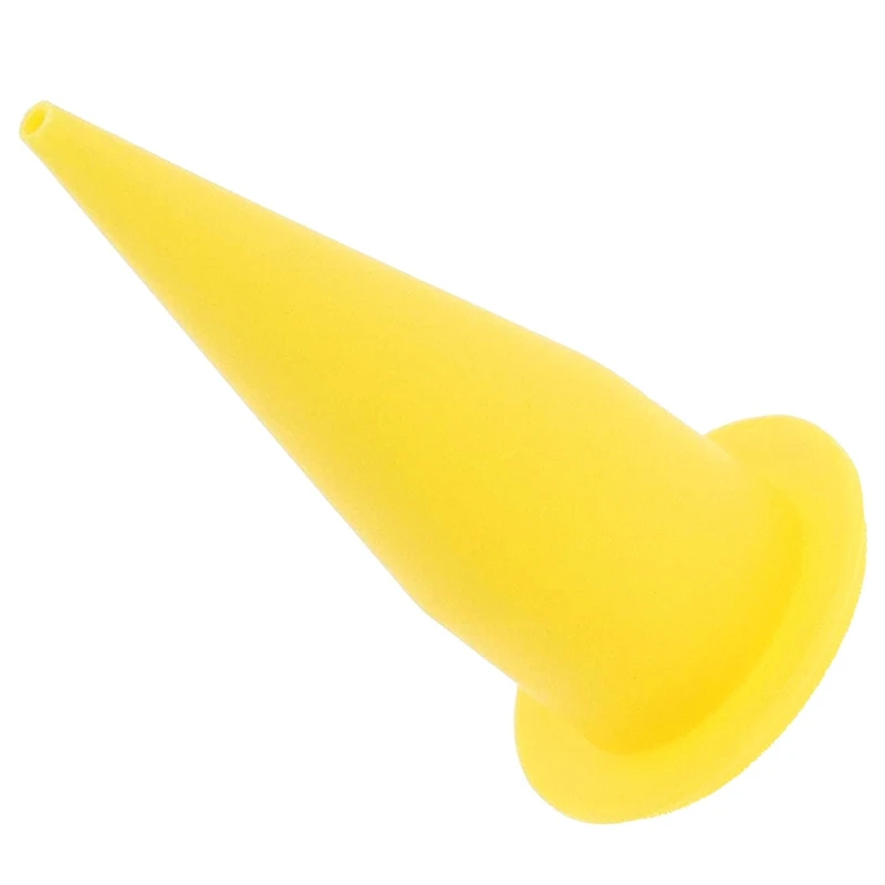 50PCS Yellow Cone Nozzle Cone Nozzle For Bulk Caulk Tools For Caulking Nozzle Applicator Caulk Cap Replacement