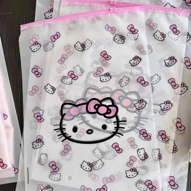 

New Kawaii Hello Kitty Cat Clothing Sock Storage Bag Underwear Organizer Divider Bag Travel Luggage Portable Pouch for Girls