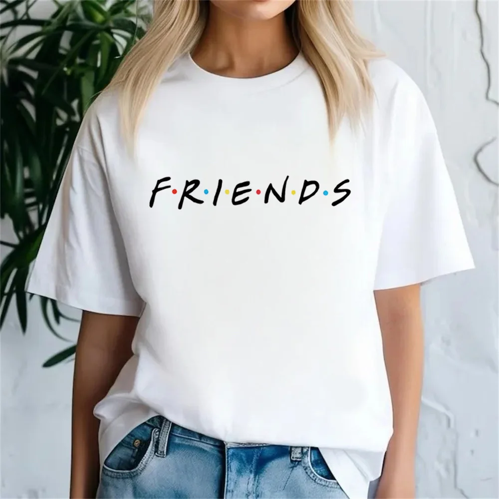 Camiseta Friends Tv para mujer, camiseta psicodélica Pastel, colorida, Punk, psicodélica, retro kawaii de los años 80