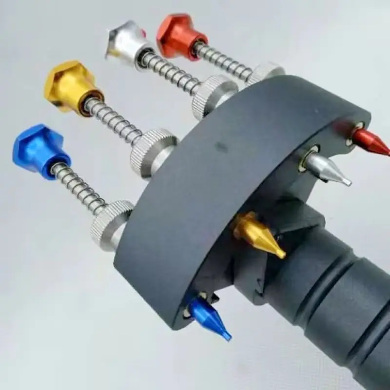 Precision Watch Hand Press Installer With 4 Pin Metal Nozzle Professional Watch Repair Fitting Tool
