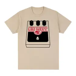 big muff Vintage T-shirt guitar pedal effect shoegaze Cotton Men T shirt New Tee Tshirt Womens Tops