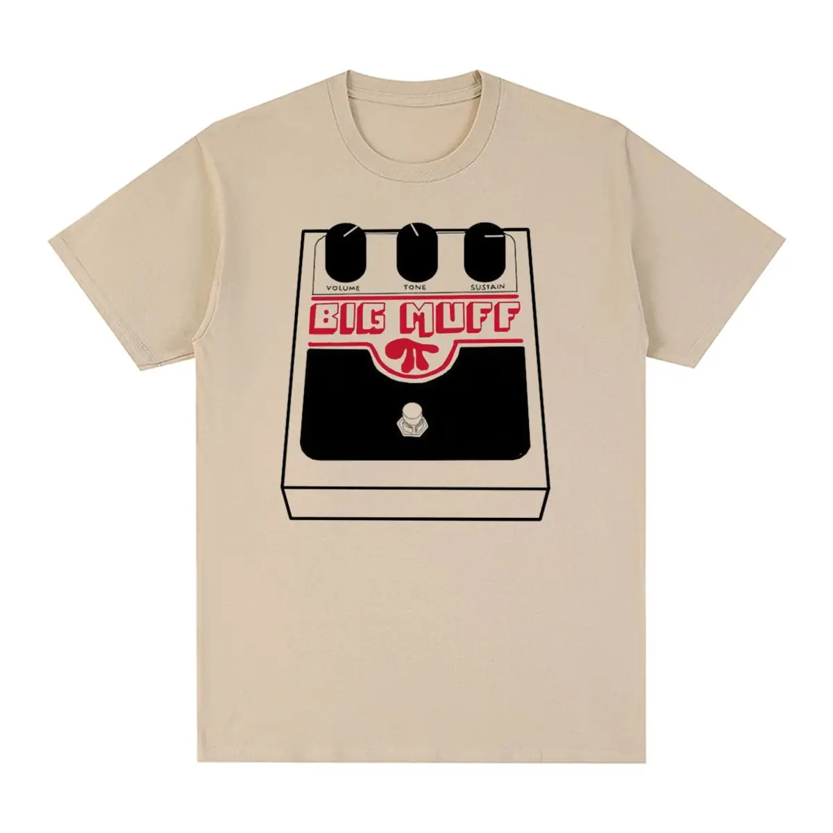 big muff Vintage T-shirt guitar pedal effect shoegaze Cotton Men T shirt New Tee Tshirt Womens Tops