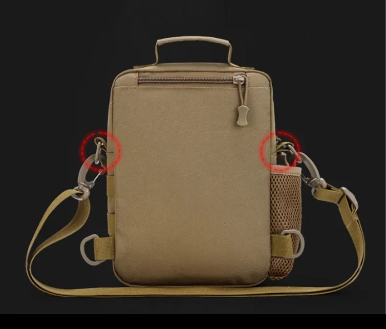 Taktische Militär-Hüfttasche, Molle Outdoor-Handtasche, wasserdichte Tasche, Camping, Reisen, Wandern, Trekking, Jagd, Umhängetaschen – Detail 6