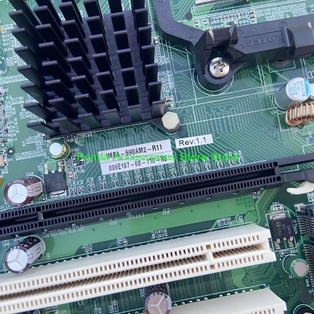 Para placa-mãe de computador industrial IEI porta de rede dupla 6 PCI IMBA-690AM2-R11