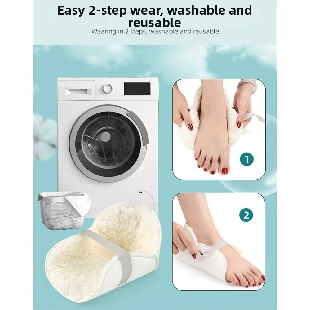 Foot Cushions Adjustable Heel Protectors Comfortable Thickened Heel Cushions Securing Strap Soft Heel Pads Unisex