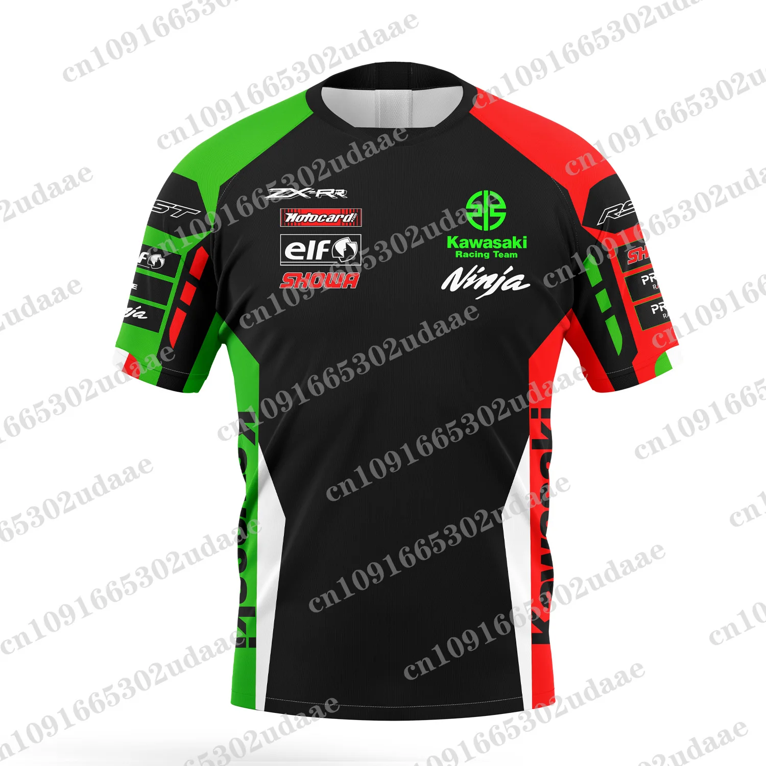 Kawasaki Factory Team camiseta para hombre y mujer, traje de Ciclismo de carreras de motocicleta, camisetas de manga corta para