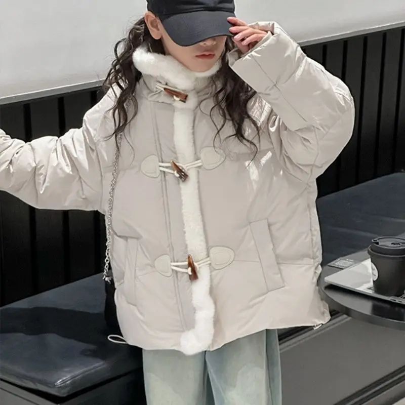 

Пуховик для девочек, осень-зима 2022, новинка, утепленная теплая зимняя куртка больших размеров в традиционном китайском стиле