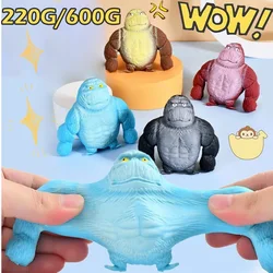 Soft Stretch Gorilla Squeeze Monkey Toy Gorilla Fidget Toy Anime Figure Doll Toys for Kids Adults Stress Relief Toys 220G/600G