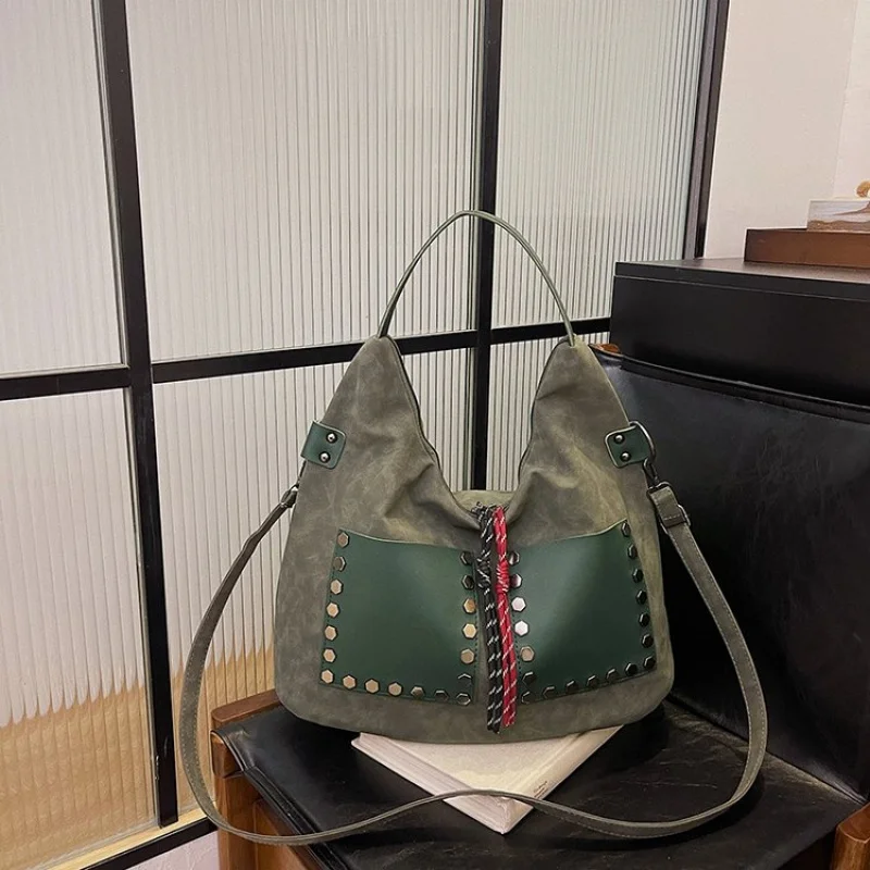 

Stylish Genuine Leather Shoulder Bag Ladies, Designer Inspired Crossbody Messenger Purse Elegant Tote Handbag