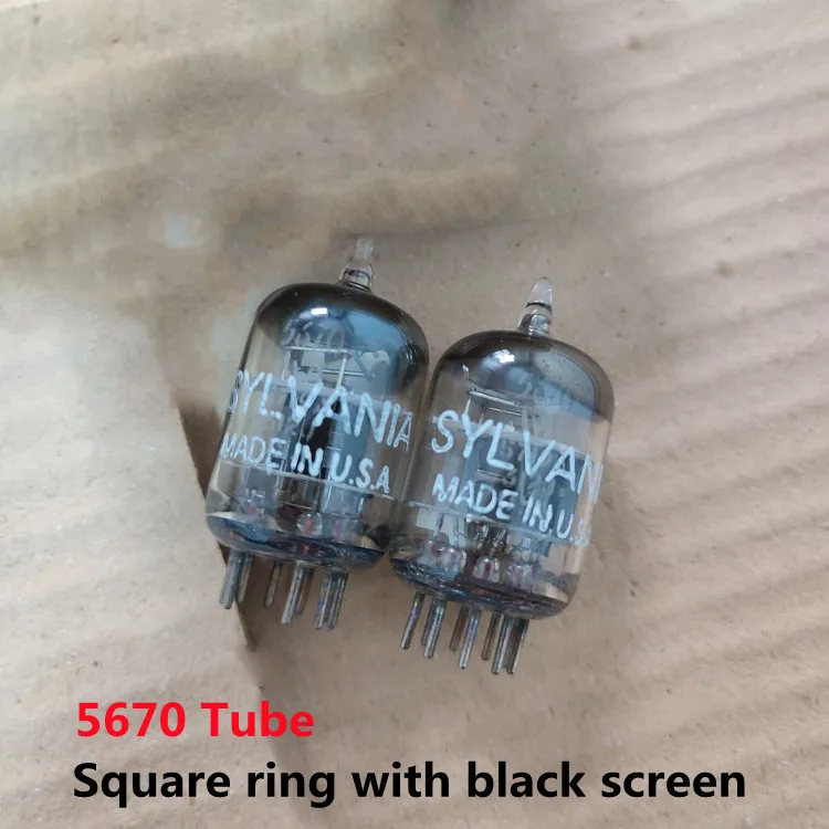 

（1pcs） Xiwannian 5670 electronic tube black screen square ring/generation 6N3 6H3N 396A precision matching