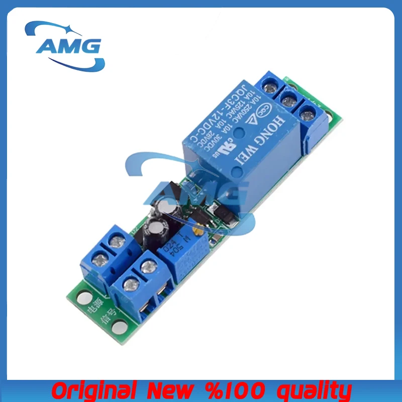 Adjustable signal circuit breaker, turn-off delay timer, delay timer switch, automatic start arduin module with optocoupler, 12V