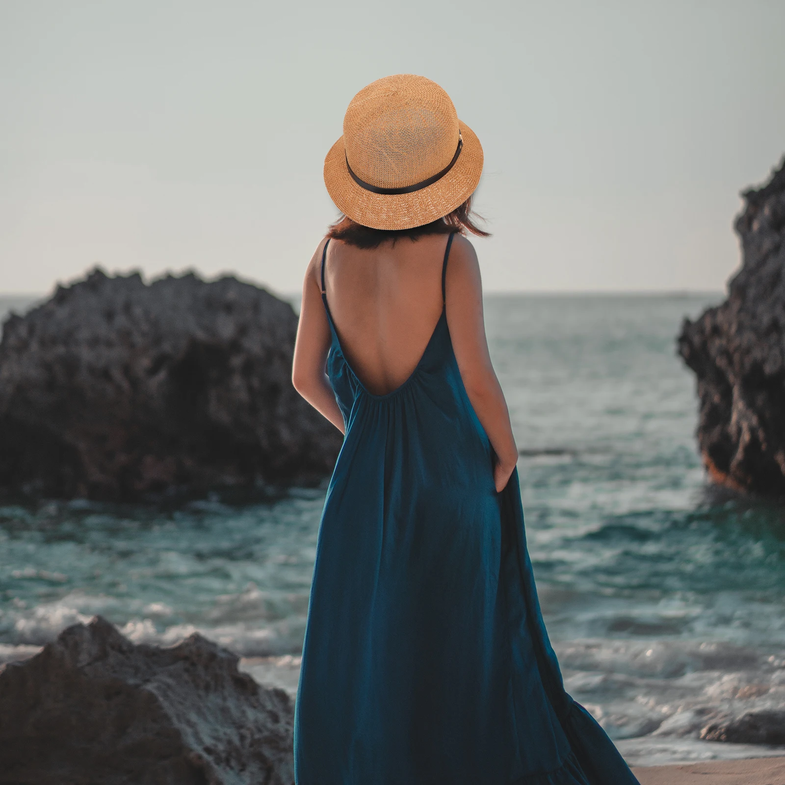

Straw Hat Outdoor Sunhat Travel Sunhat Woman Sunhat Durable Hat