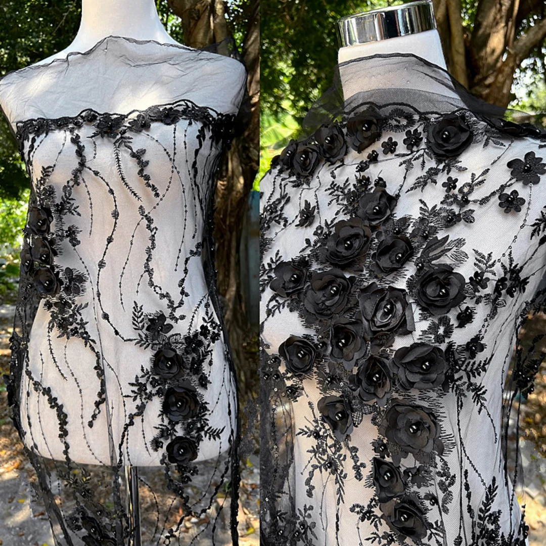 width-5314-inches-european-style-luxurious-beaded-three-dimensional-satin-flower-lace-sequin-embroidered-wedding-dress-fabric