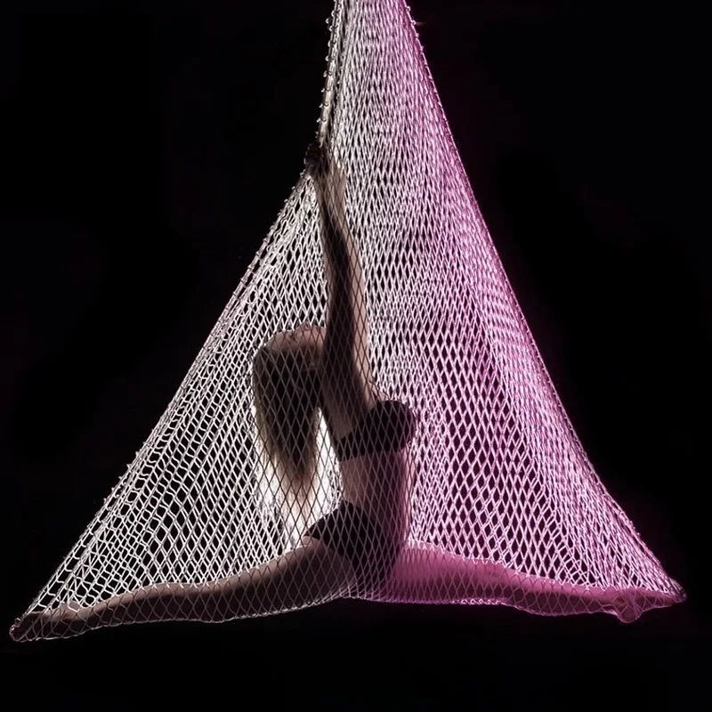 High Altitude Yoga Hammock Yoga Dance Acrobatic Fishing Net Hanging Ring Swing Net Home Yoga Studio Use