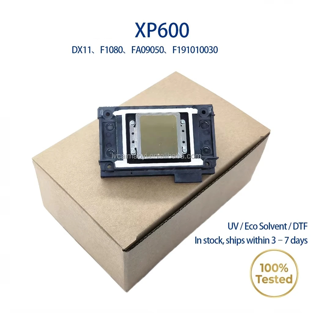 New XP600 Printhead 1080 Nozzles for UV DTF Eco Solvent Ink for High Precision Printing Parts Ready to Ship Fast Delivery