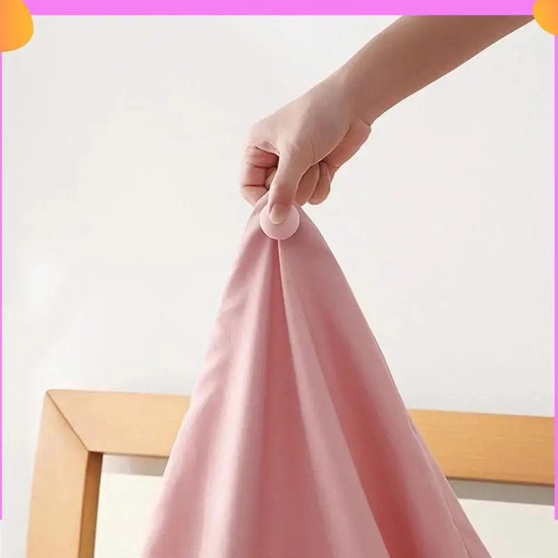 

A23P 40PCS Bedsheet Quilt Clip Duvet Cover Blanket Textiles Fix Buckle One Button Unlock Anti Slip Grippers Home Accessory