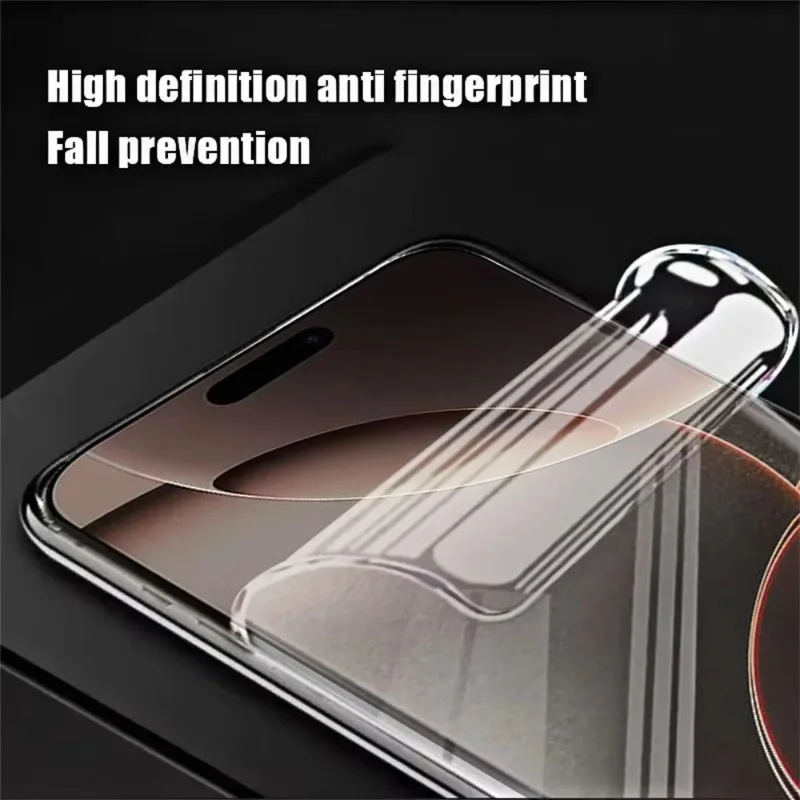 4Pcs Full Cover Hydrogel Film Screen Protector For iPhone 16 15 14 13 12 11 Pro Max Mini XR XS Max 7 8 16 Plus Protective Film