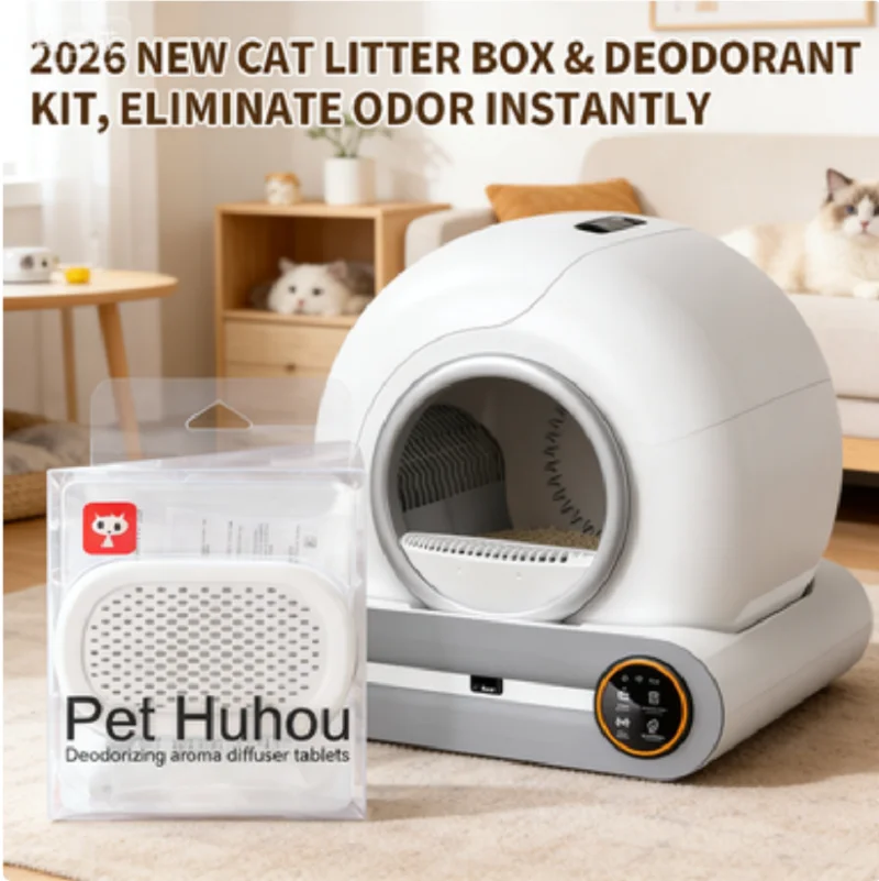 

Upgraded deodorizing Tonepee 65L fully automatic intelligent cat litter box self-cleaning fully enclosed cat litter box
