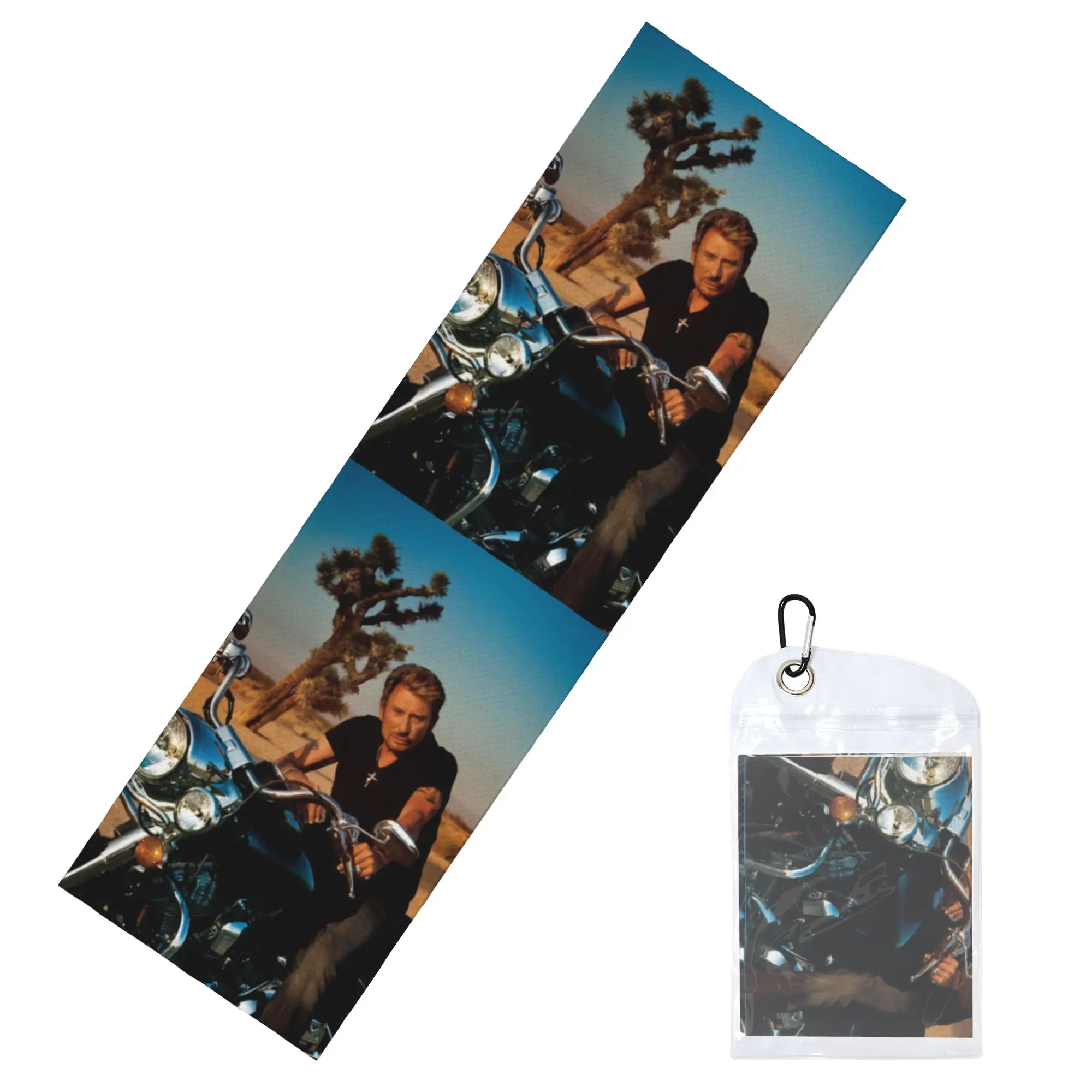 French Rock Singer Johnny Hallyday Cold Exercise Towel   Super Soft Breathable Instant Cooling Towel  Beach Towels