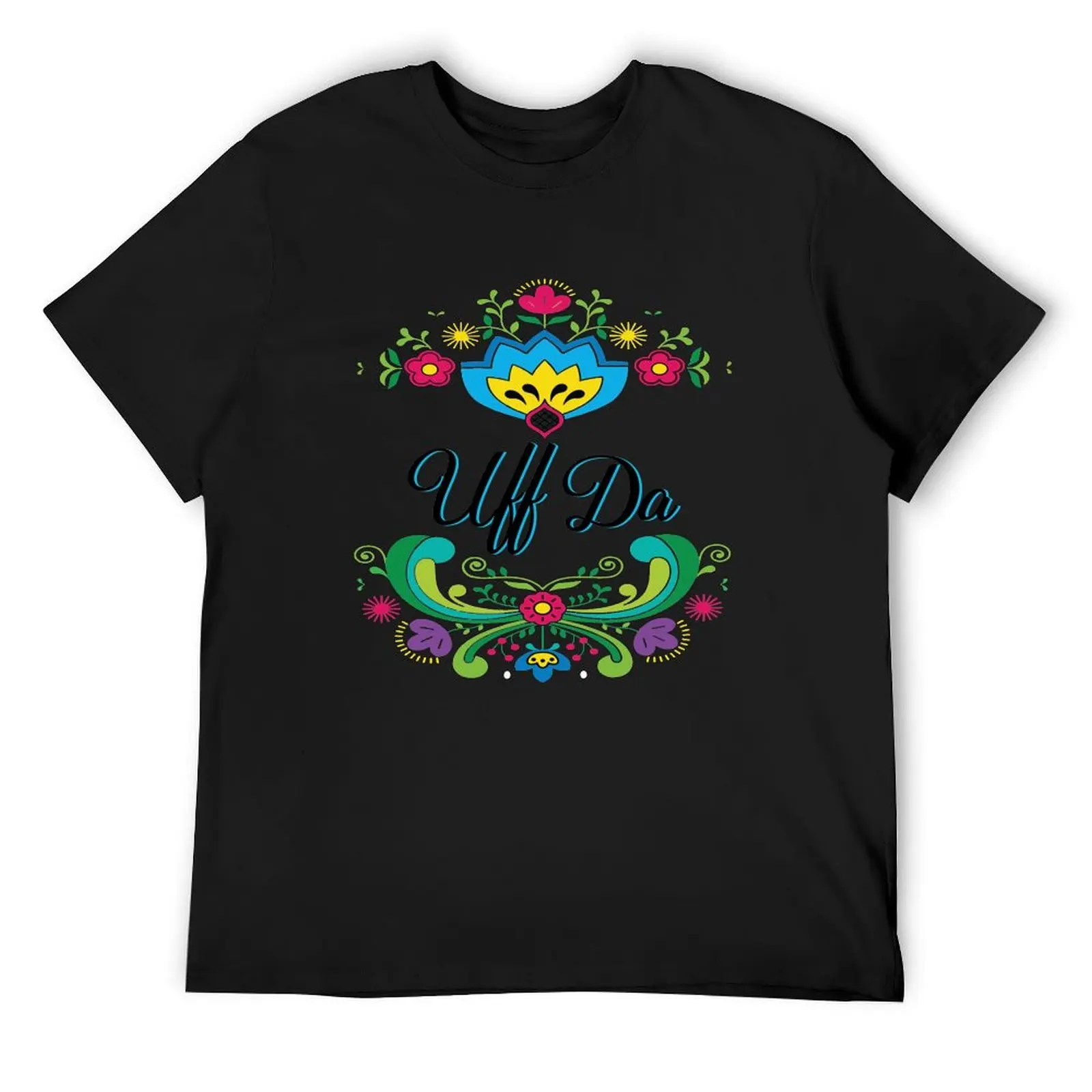 

UFF DA FLOWERS NORWEGIAN ROSEMALING T-Shirt animal prinfor boys vintage t shirts affliction shirts mens designer t shirt