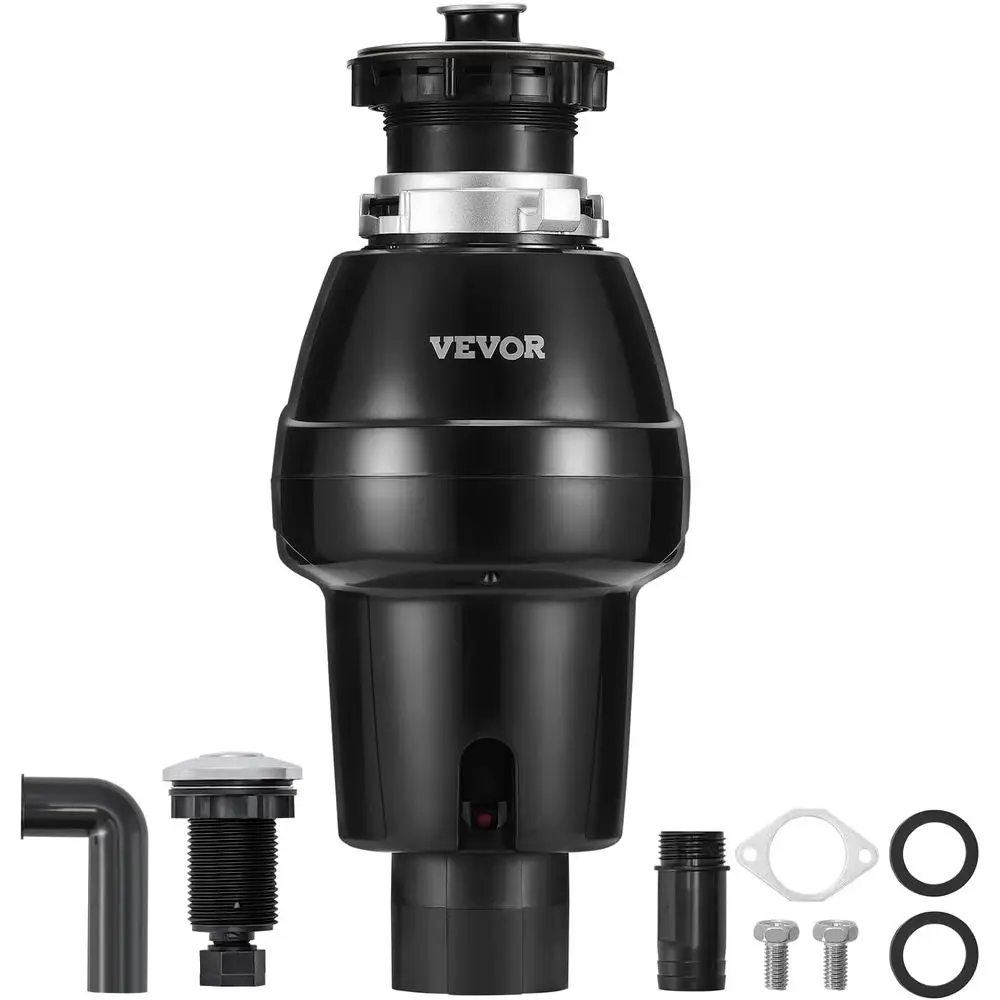 

3/4HP 3250RPM DC Motor Continuous Feed Food Waste Sink Disposer with Sound Reduction, Power Cord and Splash Guard