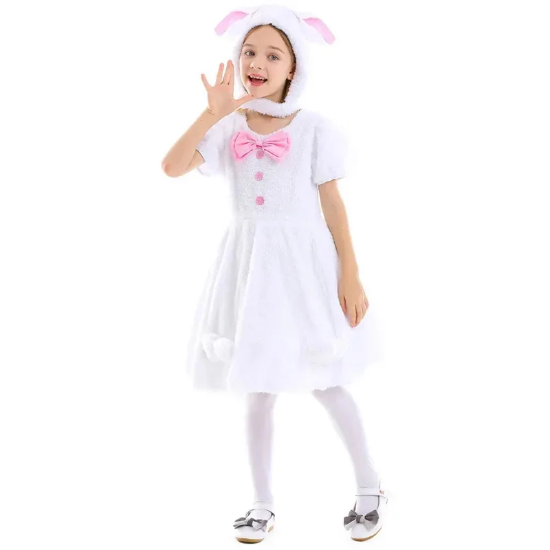 

ss13Halloween Easter Costumes for Girls Child Lovely Rabbit Bunny Costume Cosplay Birthday Photography Dress