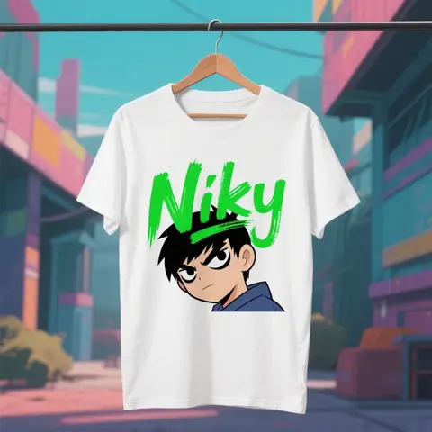 Scissor Seven Grafiskt Tryck T-shirt Kinesisk Anime Herrtopp Kläder Konstnärlig Niky Logotyp Klotter Casual Rolig Design Unisex Toppar 10 best sales sax sju - №10