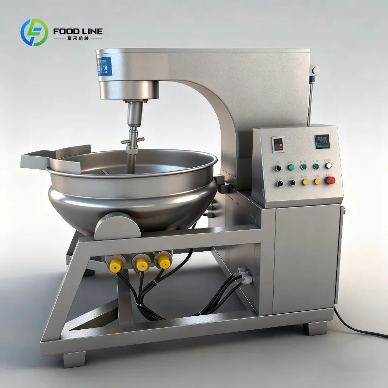 Auto Scraping Planetary Stirring Cooker for Fillings Sauces Even Heating No Scorch Commercial Custom