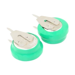 Batteria a bottone NiMh ricaricabile da 10 pezzi / set Versatile batteria a bottone da 1.2 V 80 mAh Funzionamento semplice per