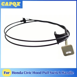 For Honda Civic  2005 06 07 08 09 10 11 Hood Pull Switch Handle Release Cable Hood Panels Opener Latch