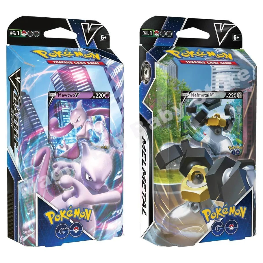 Oryginalne karta Pokemon PTCG edycja angielska torba do uzupełniania kart SS10.5 Mew-dwa Pokemon Go łącznik S10B Mew-dwa