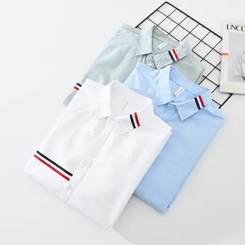 Vår Casual Lös Långärmad Oxfordtyg Herrskjorta Trendig Design Neutral Minimalistisk Stil Moderna Ytterkläder 8 best sales herrskjorta med genomskinlig passform - №2