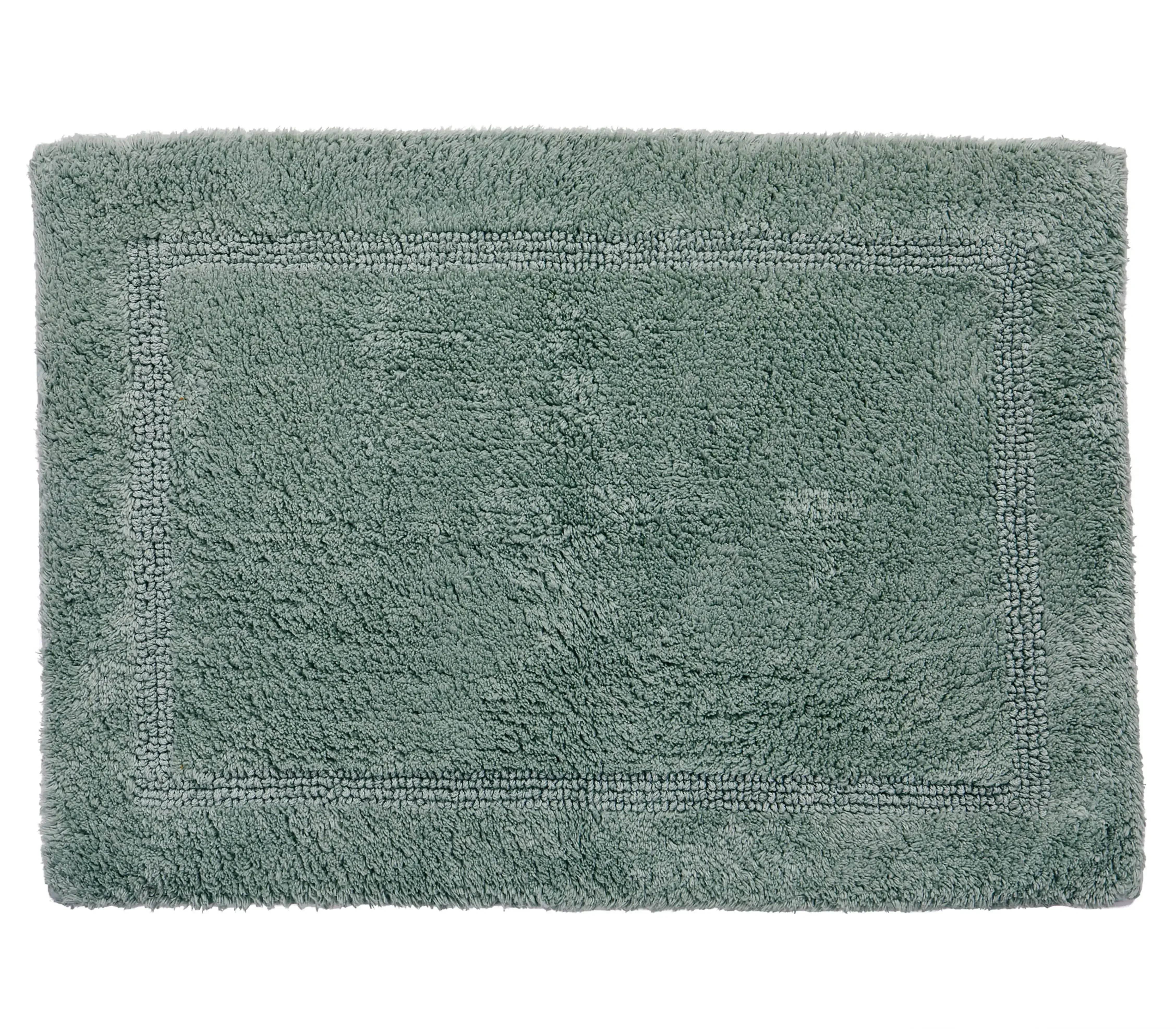 

Cotton Reversible Bath Rug, Green River, 17" x 24"